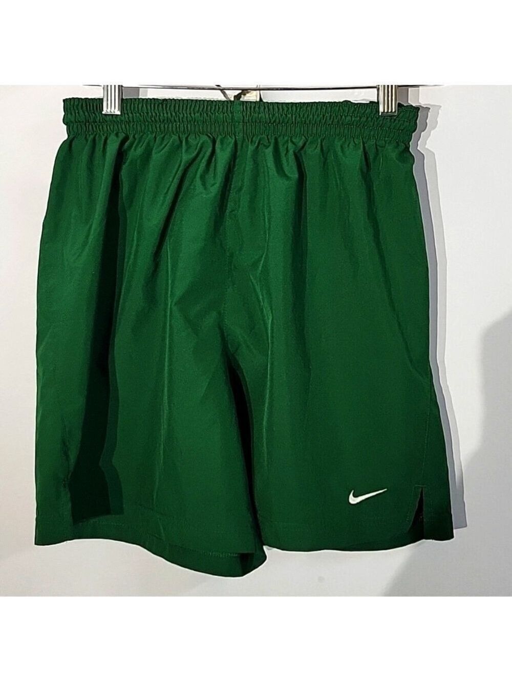 Nike Team Fit-Dry Athletic Shorts, Green, Size Small Youth
